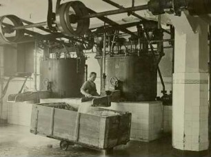 Dresden. Margarine- und Speisefett-Fabrik Petzoldt & Schliephacke. Margarinemischkessel