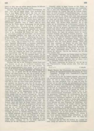 534-536 [Rezension] Nägeli, Theodor, Der Wortschatz des Apostels Paulus