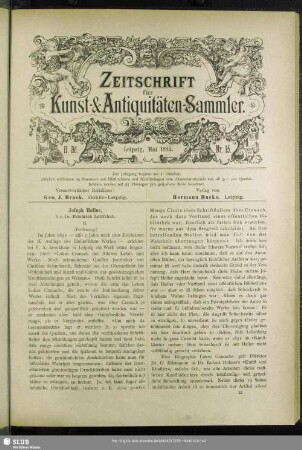 Nr. 15, Mai 1885