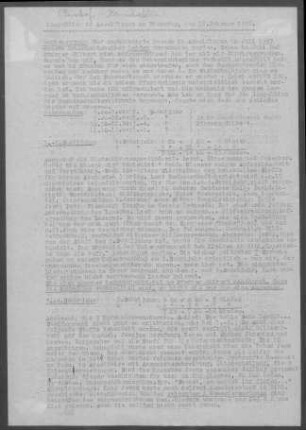 Asselfingen: Inspektionsbericht 1958
