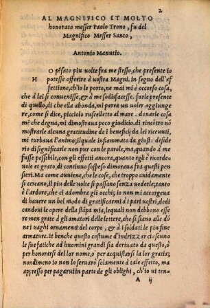 Lettere Volgari Di Diversi Nobilissimi Hvomini, Et Eccellentissimi Ingegni : Scritte In Diverse Materie, 2