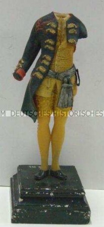 Wachsfigur eines Offiziers, Infanterie-Regiment No. 6, Preußen