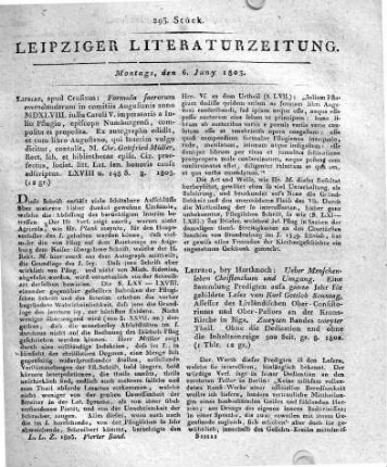 1803-06-06 : 293. Stück