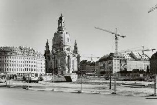 Frauenkirche : Quartier I, Frauenkirche und Quartier III (Baustelle)