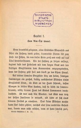 Heidis Lehr- und Wanderjahre : Eine Geschichte für Kinder und auch für Solche, welche die Kinder lieb haben. Von Johanna Spyri. Mit 4 Bildern