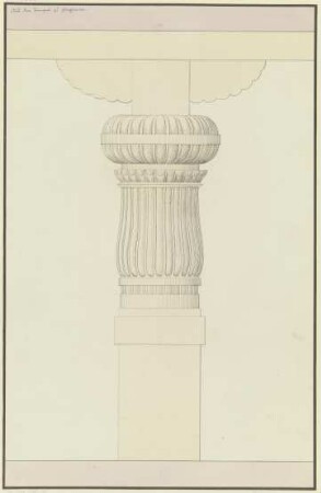 Indische Säule und Architrav
