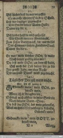 (43.) Tägliches Vergiß mein nicht