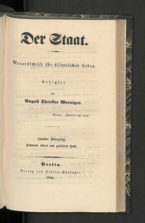 Zehntes, elftes und zwölftes Heft