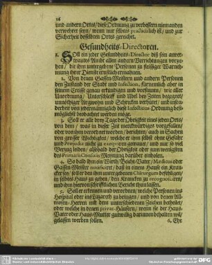 Gesundheits-Directoren