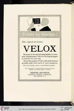 Nepera Division, Eastman Kodak Company [Velox Paper]