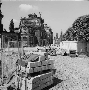 Dresden. Rekonstruktion Brühlsche Terrasse