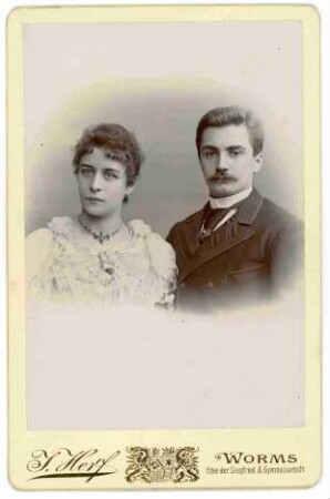 Portraitaufnahme von Mann und Frau Fischer
