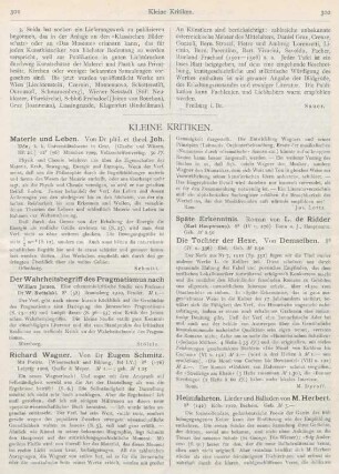 301-304 Kleine Kritiken