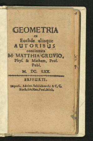 Geometria ex Euclide