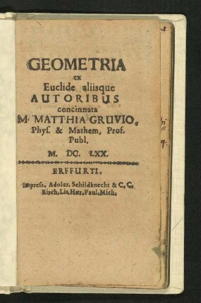 Geometria ex Euclide