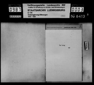 Schneiderinnung für den Oberamtsbezirk Welzheim