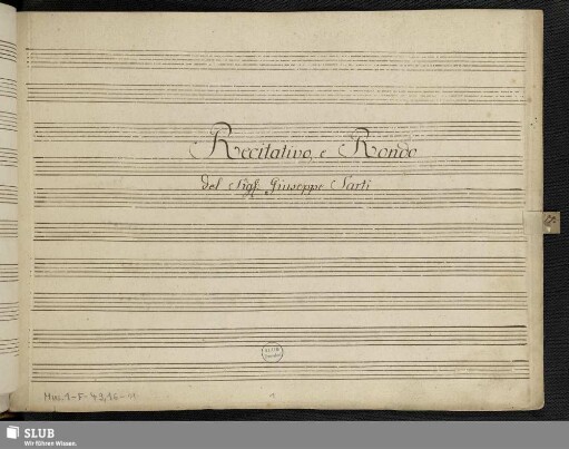 Recitativo e Rondo
