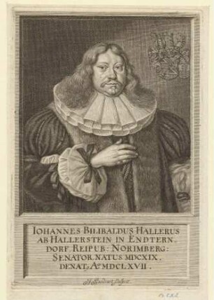Hans Willibald Haller, Ratsherr; geb. 1619; gest. 1667