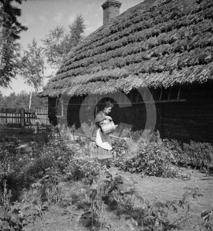 Bauernhaus mit Nutzgarten in Polen