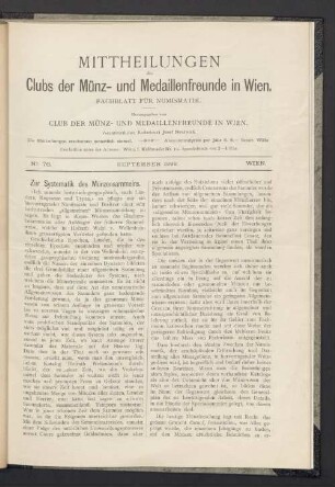 N° 76. September 1896. Wien