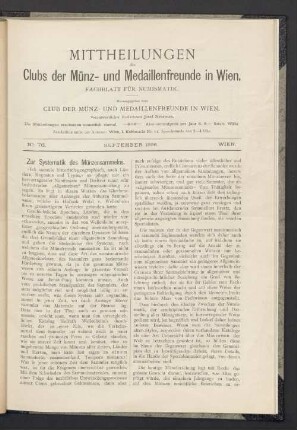 N° 76. September 1896. Wien