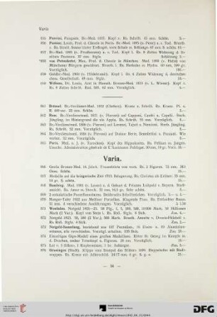 Varia (Nr. 866-876)