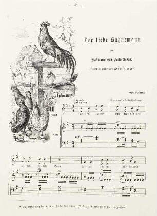 Der liebe Hahnemann, Vignette (August Heinrich Hoffmann von Fallersleben)