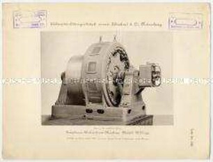 Bild eines Dreiphasen-Wechselstrom-Motors der Elektrizitäts-Aktiengesellschaft Nürnberg
