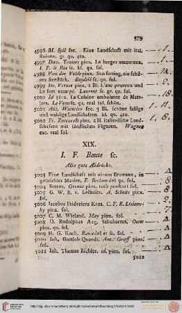 XIX. (Nr. 5003-5045)