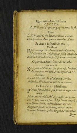Quantitas Anni Dierum