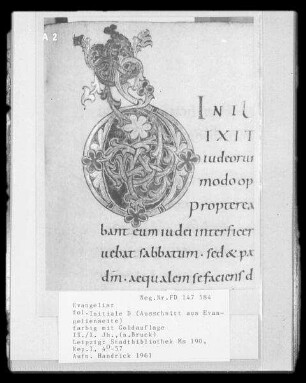 Evangelistar / Evangeliar /Sakramentar (mit angehefteten Seiten), Reichenau / Corvey