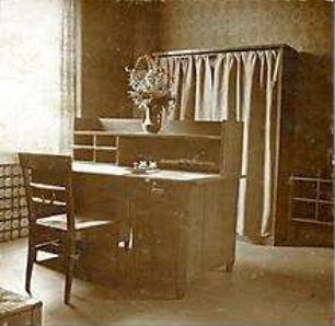 Fischer, Theodor; Stuttgart, Heusteigstr.; Sammelschulhaus - Arbeitszimmer