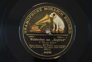 Waldweben aus "Siegfried" : II. Teil / (von Wagner)