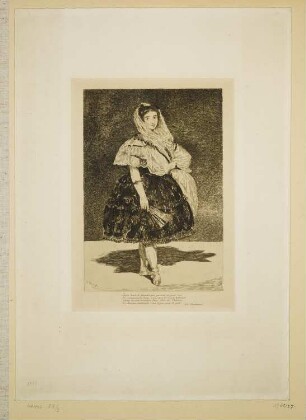 Lola aus Valencia, aus: "Edouard Manet: eaux-fortes"