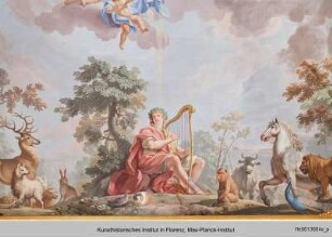 Allegorie der Künste mit Geburt der Minerva