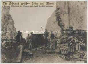 Artillerieeinheit an der Westfront