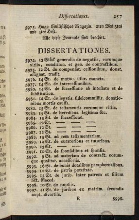 257-269, Dissertationes.