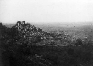 Lager Isamuye, Blick auf die Afrikanische Steppe (Pori genannt)