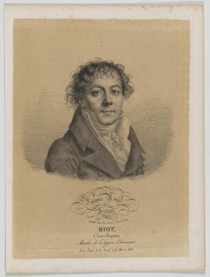 Bildnis des Jean-Baptiste Biot