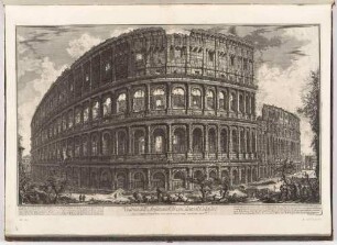 Veduta dell'Anfiteatro Flavio, detto il Colosseo (Ansicht des Kolosseums in Rom), aus der Folge "Vedute di Roma"