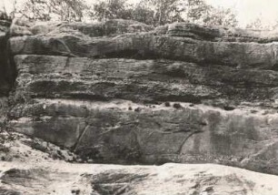 Osterzgebirge. Götzenbüschchen bei Oelsa. Grenzzone Gneis-Sandstein