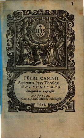 Petri Canisii Societatis Iesv Theologi Catechismvs Imaginibus expressus