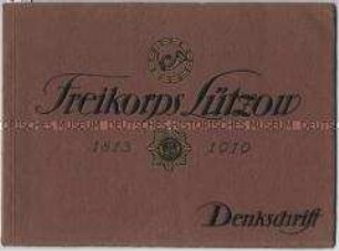 Denkschrift des Freikorps Lützow