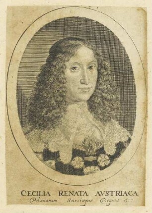 Bildnis der Cecilia Renata Avstriaca, Poloniarum Sueciaeque Regina