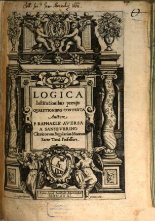 Logica : institutionibus praeviis quaestionibus contexta