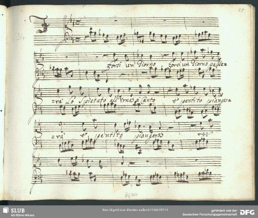34 Alessandro Scarlatti - Le Nozze con l'inimico [?] <Forsì un giorno>