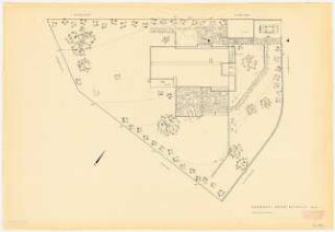 Wohnhaus an der Rehwiese, Berlin-Nikolassee: Lageplan, 1:100