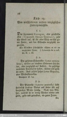 Kap. 11. Von verschiedenen andern vorzüglichen Futtergewächsen