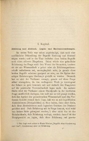 Inhalt und Methode des planimetrischen Unterrichts : eine vergleichende Planimetrie, 2