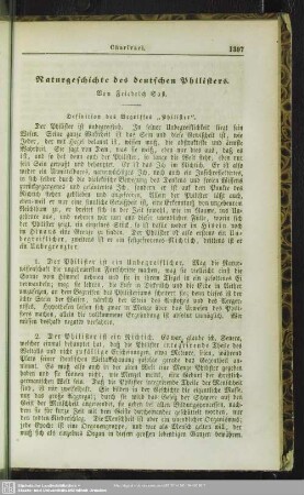 Naturgeschichte des deutschen Philisters